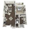 A2 Floor Plan at The Platform Urban Apartments